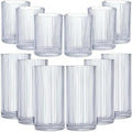 9 oz, 12 oz Glass Cups Vintage Glassware