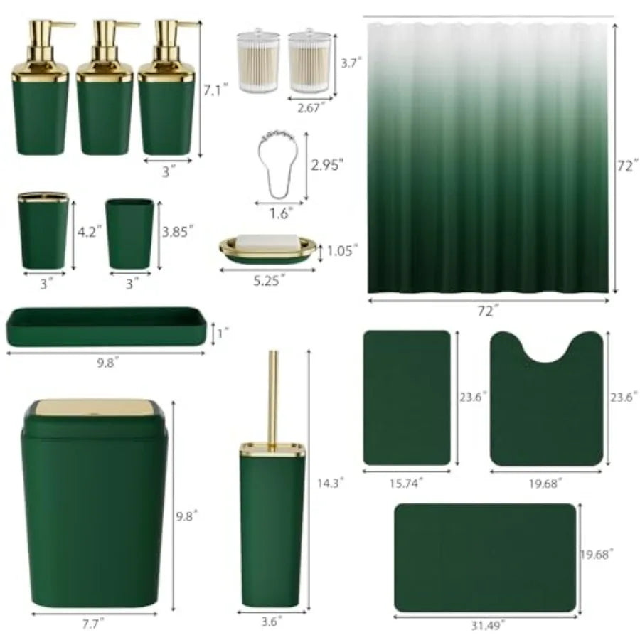 27PC Bathroom Accessory Set