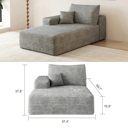 Cloud Module sofa, a sofa set that can be easily assembled in the living room