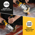 DEWALT Flat Head Angle Grinder - Bare Machine, 18V Lithium - Powered Brushless Tool