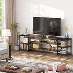 78 Inch TV Stand for TVs up to 85 Inch, 3-Tier TV Console Table