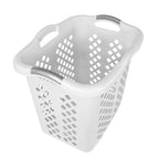 2 Bushel Plastic Laundry Basket Hamper with 4 Handles