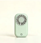 USB Rechargeable Portable Handheld Mini Fan 1200mAh Battery Powered Pocket Cooling Fan for Outdoor Travel Camping