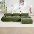 L-Shaped Inch Modular Sectional Sofa, 3-Seat