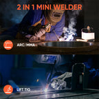 Welding Machine 2 in 1 ARC MMA LIFT TIG MINI IGBT Inverter LED Digital Display Portable Home Welder 220V 10-200A
