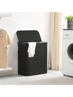 26.4 Gallon Bamboo Laundry Hamper With Lid