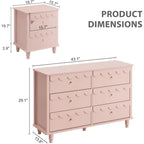 6 Drawer Dresser and Night Stand Sets for Bedroom