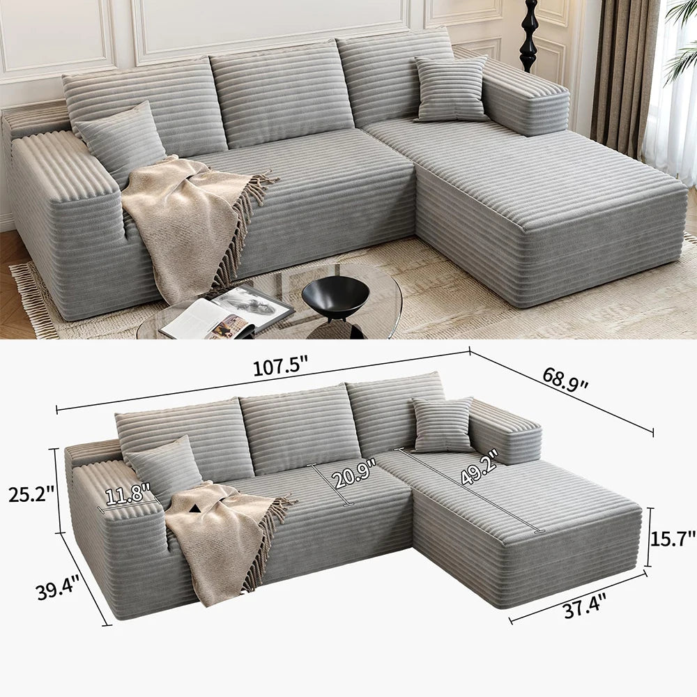 Cloud Module sofa, a sofa set that can be easily assembled in the living room