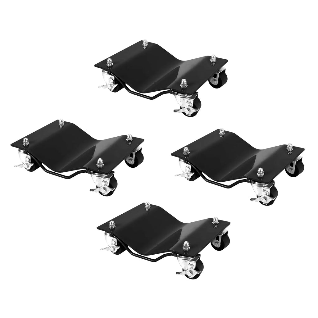 Heavy Duty Vehicle Dolly for Moving Car with 2.5 Inch Nylon Wheels