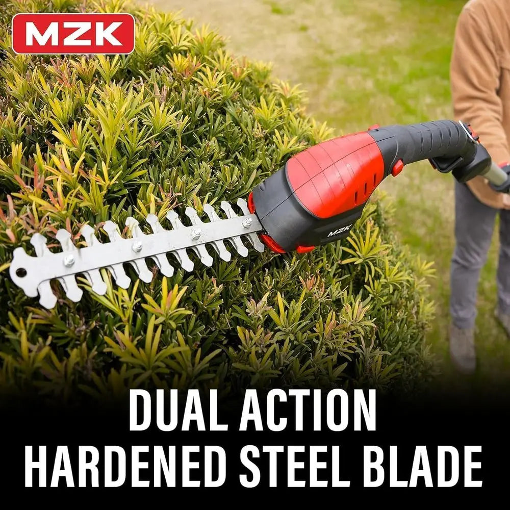 2-in-1 20V Pole Mini Hedge Trimmer & Grass Shear, 13ft Reach