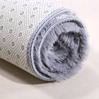 Fluffy Oval Plush Carpet Extra Soft For Living Room Sofa Area Bedroom Non-Slip