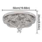 Luxury Crystal Chandelier Modern Led, Dimmable
