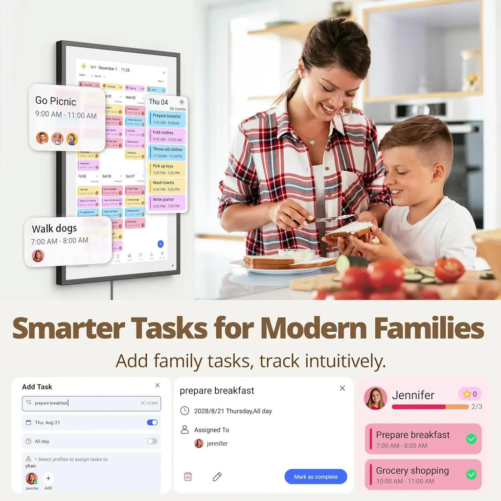 Digital 15.6 Inch Smart Wall Calender