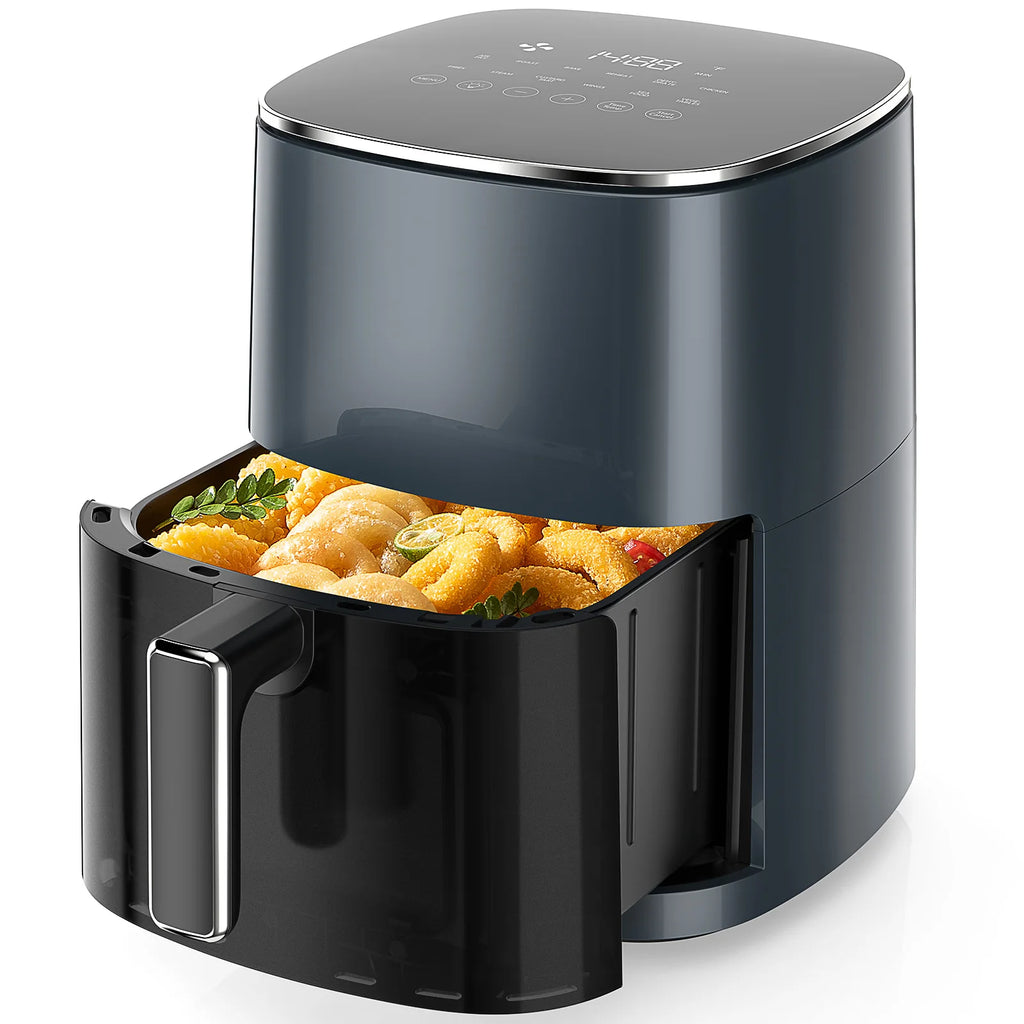 6 Quart Electric Air Fryer with Window Square 400F 12-in-1 Air Fry