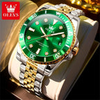 Men's Original Waterproof Automatic Date Rotation Ring Luxury Brand Diving Quartz