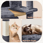 76.5in Multi-Level Large Cat Tree,