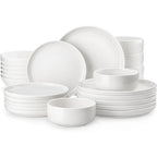 24 Pieces Modern Porcelain Dinnerware Set for 6