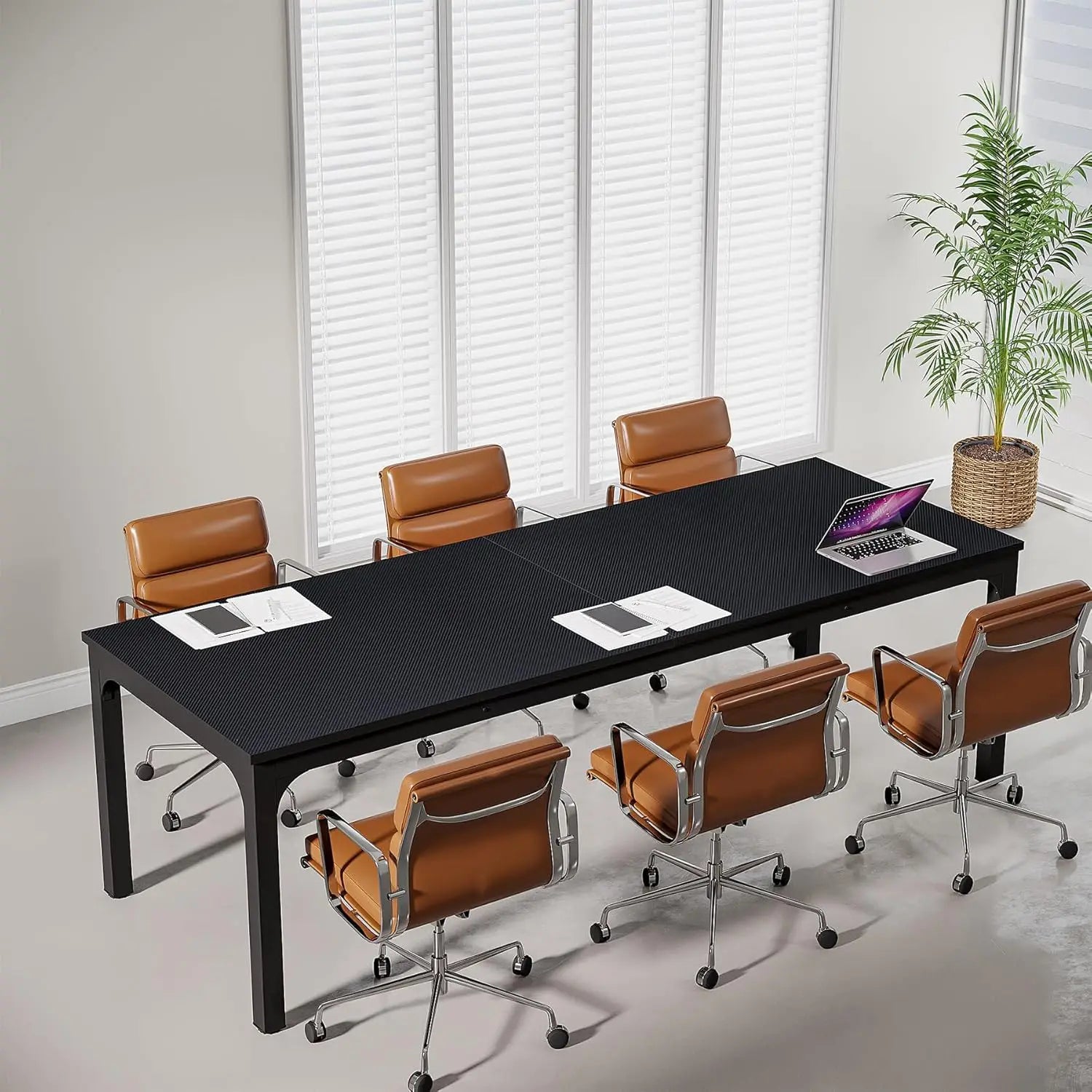 78.74" W x 27.56" D Large Office Conference Table