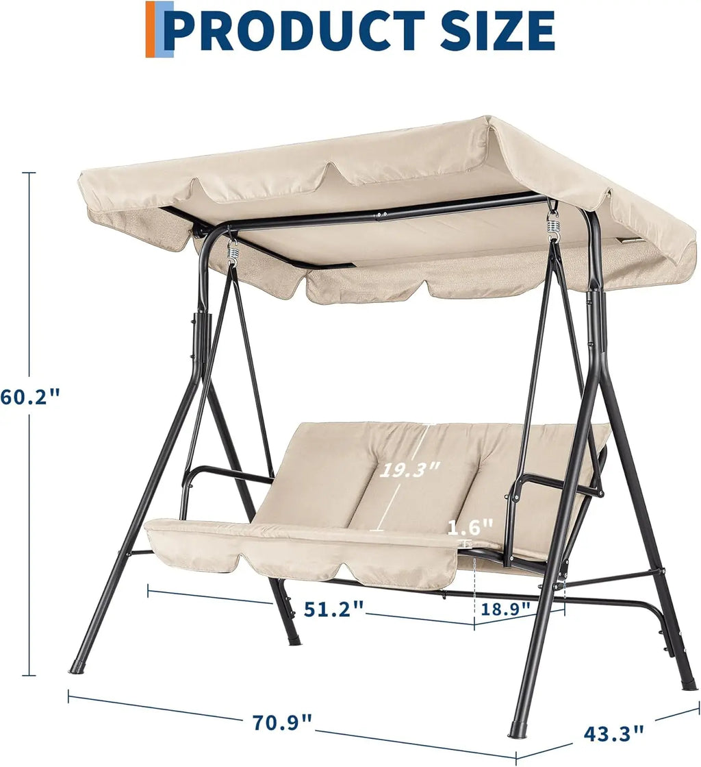 Adults Heavy Duty Stand Swing for Backyard Patio