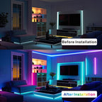 30/60/74/96/144 Smart RGB Pixel Strip Black/White