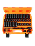 Ratchet impact socket tool set, 3/8 inch drive, CR-V material, high-end professional car repair tool, one-stop solution for home car, motorcycle, bicycle and other repair projects, preferred by DIY enthusiasts, ideal gift for
