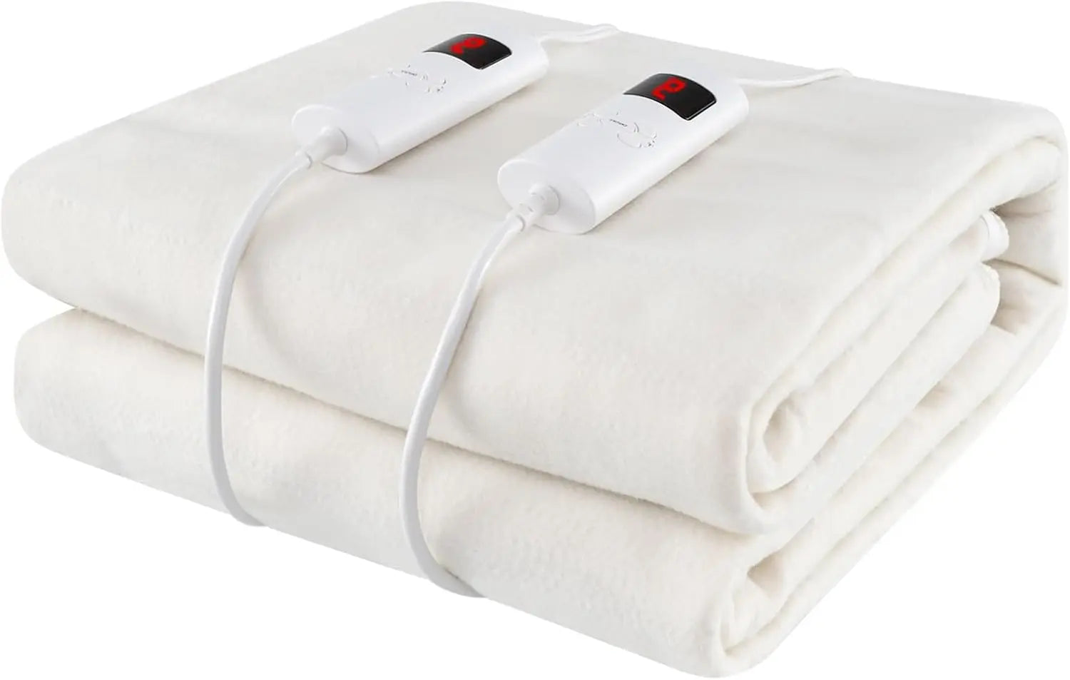 Dual Control Electric Mattress Pad Bed Warmer With 8 Heat Settings & 10H Timer
