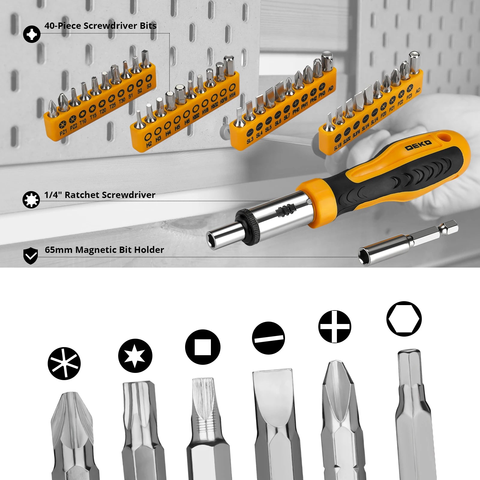 228Pcs Combination Tool Kit with Plastic Toolbox Storage Case