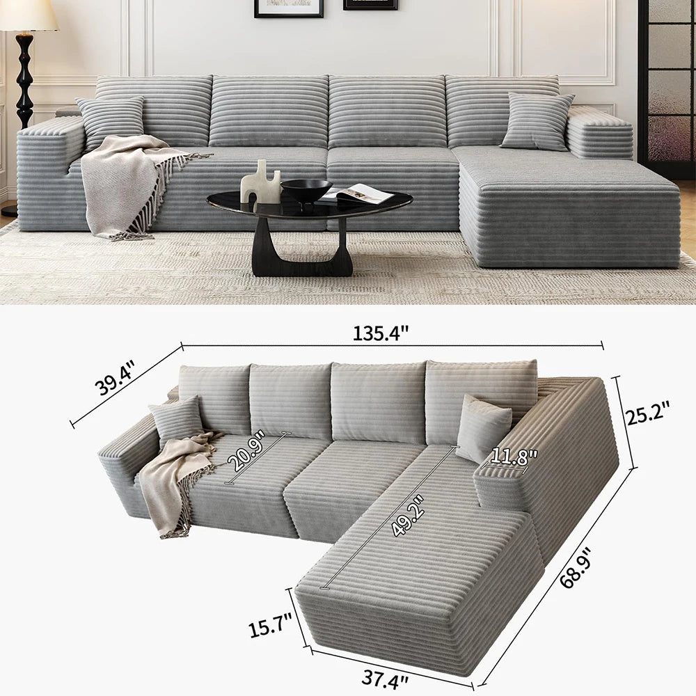Cloud Module sofa, a sofa set that can be easily assembled in the living room