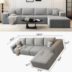 Cloud Module sofa, a sofa set that can be easily assembled in the living room