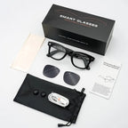 2026 SANVNET GS4 MAX Smart Eyewear 8MP Video Camera Sunglasses Wi-Fi Transfer Audio Record Smart AI Glasses