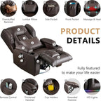 Power Swivel Rocker Recliner Chair
