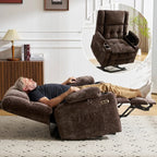 Dual Motor Power Lift Recliner Chair fFor Elderly