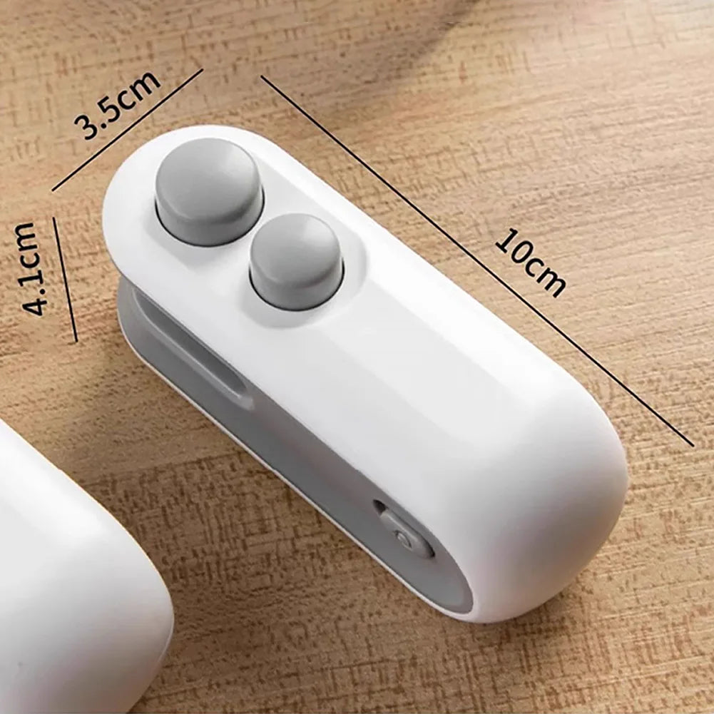 2 In 1 Handheld Heat Vacuum Sealer for Food Storage Snacks Freshness