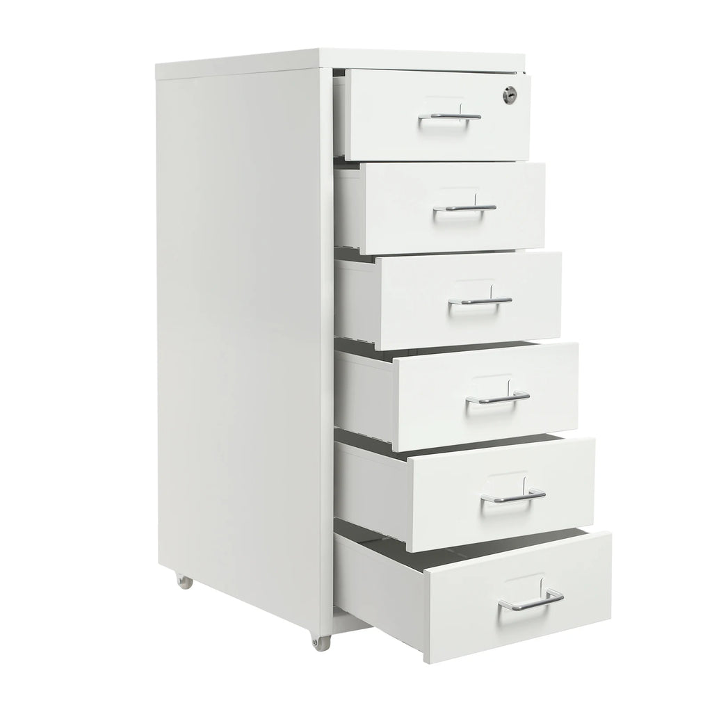 Vertical Filing Storage Cabinets with Wheels for Home Office