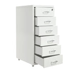 Vertical Filing Storage Cabinets with Wheels for Home Office