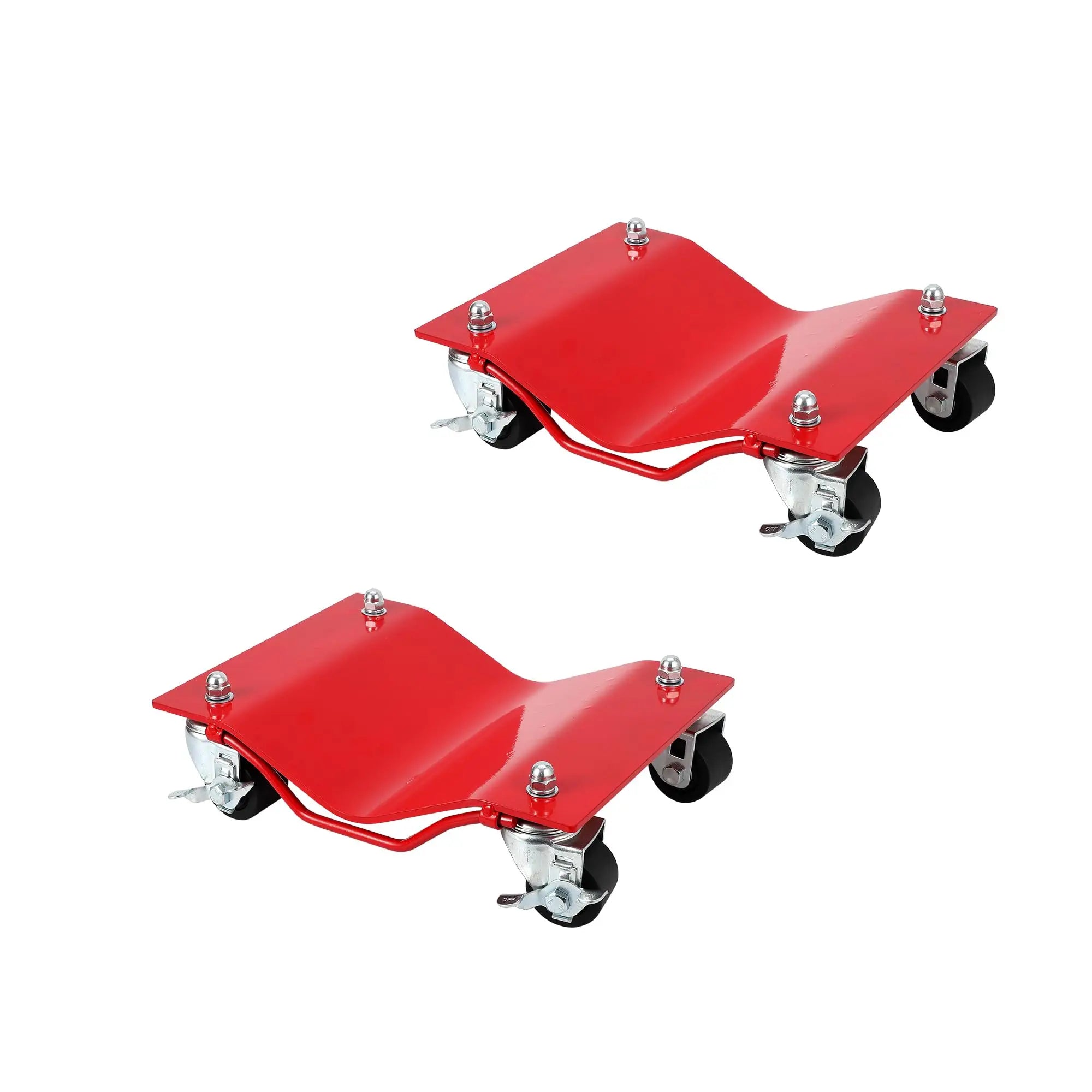 Heavy Duty Vehicle Dolly for Moving Car with 2.5 Inch Nylon Wheels