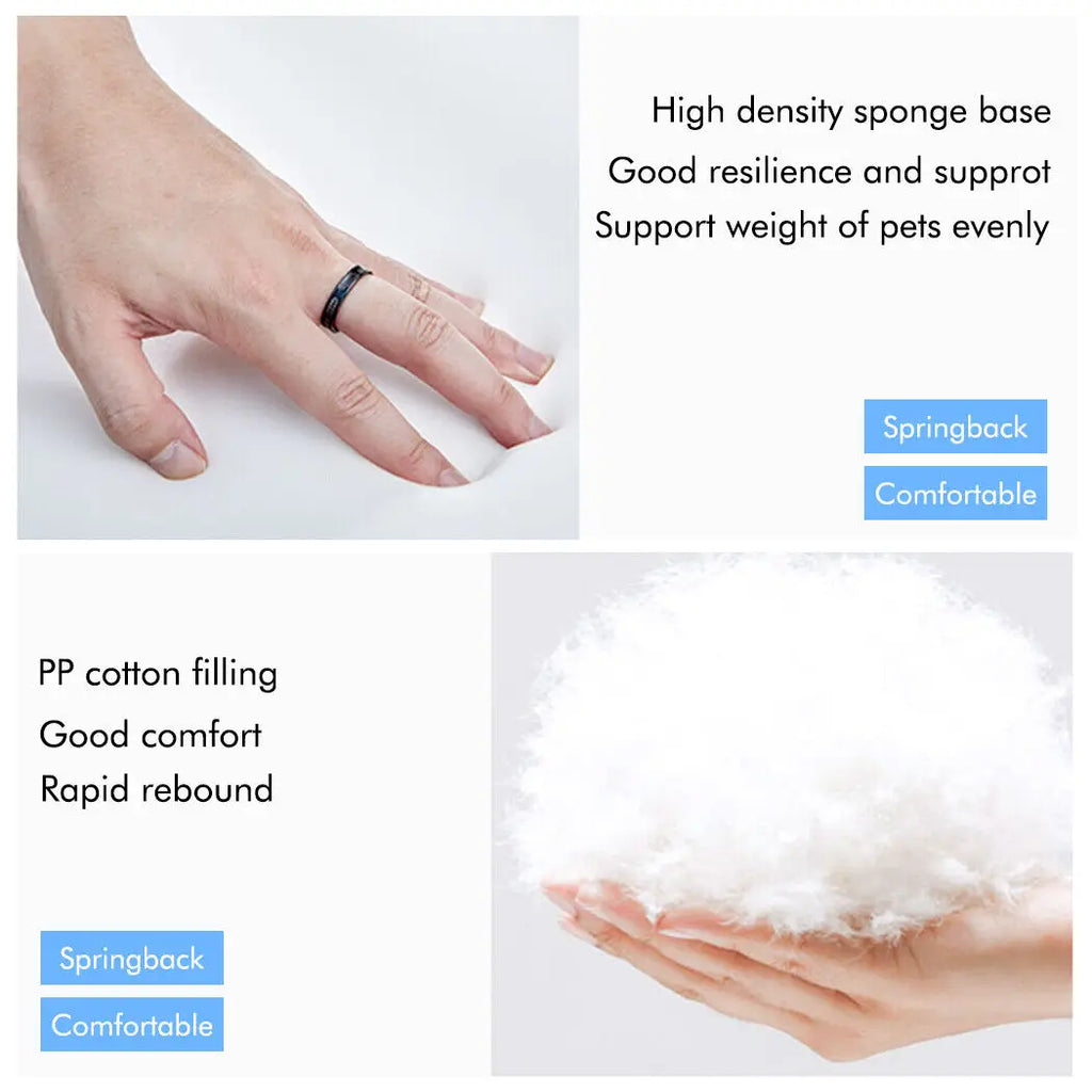 Extra Large Orthopedic Pet Mattress  with Removable Washable Cover Soft Sponge Foam