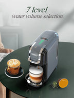 Multiple Capsule Coffee Machine, Hot/Cold Dolce Gusto Milk Nespresso Capsule ESE Pod Ground Coffee