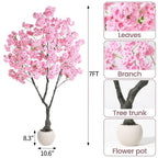 5ft/6ft/7ft Artificial Cherry Blossom Tree