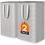 Freestanding Waterproof Clothes Hamper with Easy Carry Handles