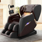 Full Body Massage Chair Zero Gravity 16 Rollers Auto Program Foot Calf Heat Recliner Touch Screen Bluetooth