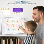 15.6 IN Digital Calendar Chore Chart IPS Interactive Touchscreen Electronic Calendar