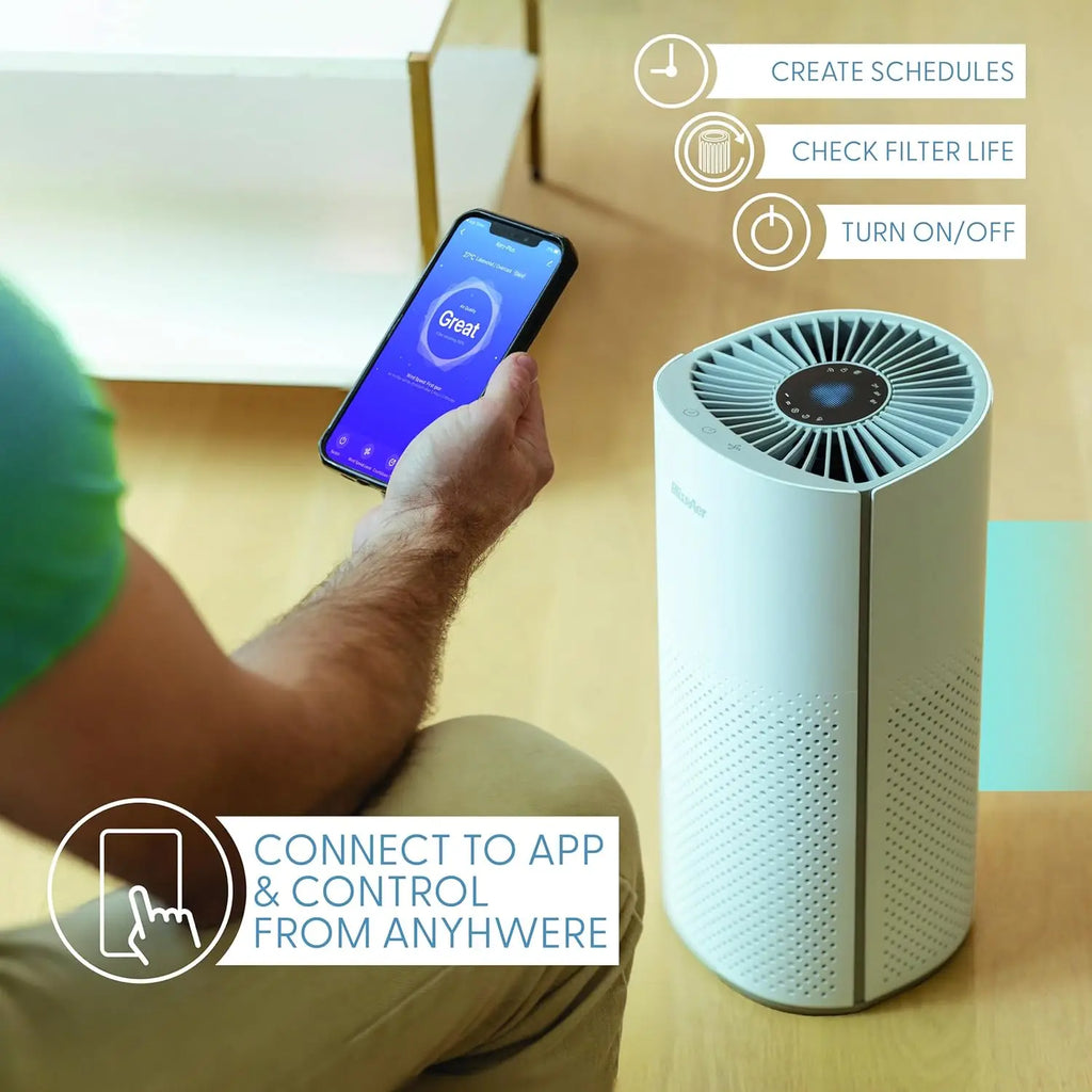 Smart WiFi & Voice Control True HEPA Air Purifier
