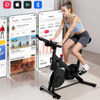 Superun Exercise Bike, 32-Level Magnetic Resistance Stationary Bikes for Home, Low Noise Workout Cycling Bike for Home