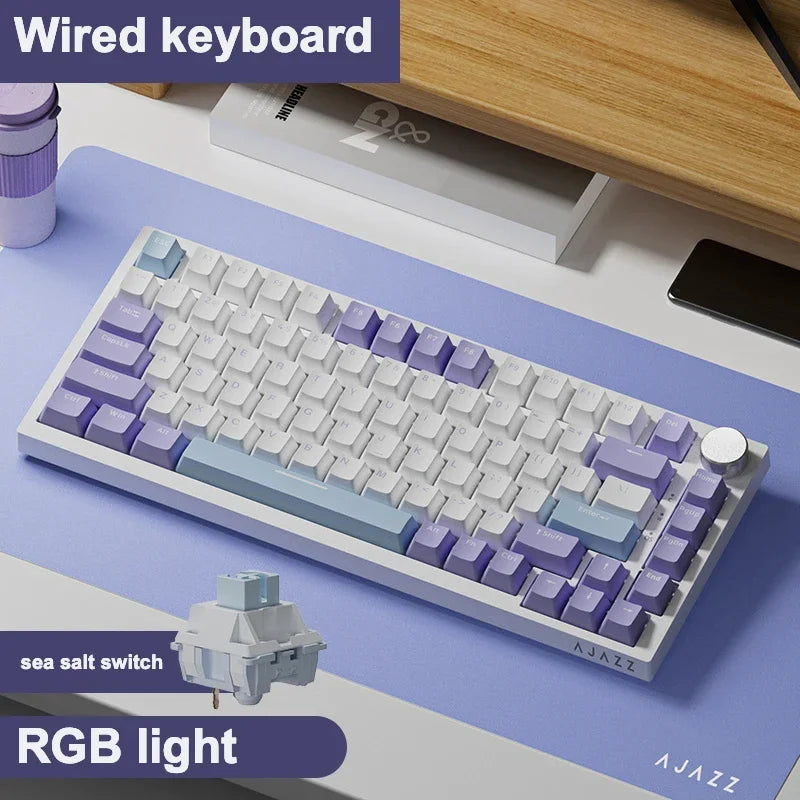 Mechanical Keyboard Customized Wired/Wireless 3-Mode