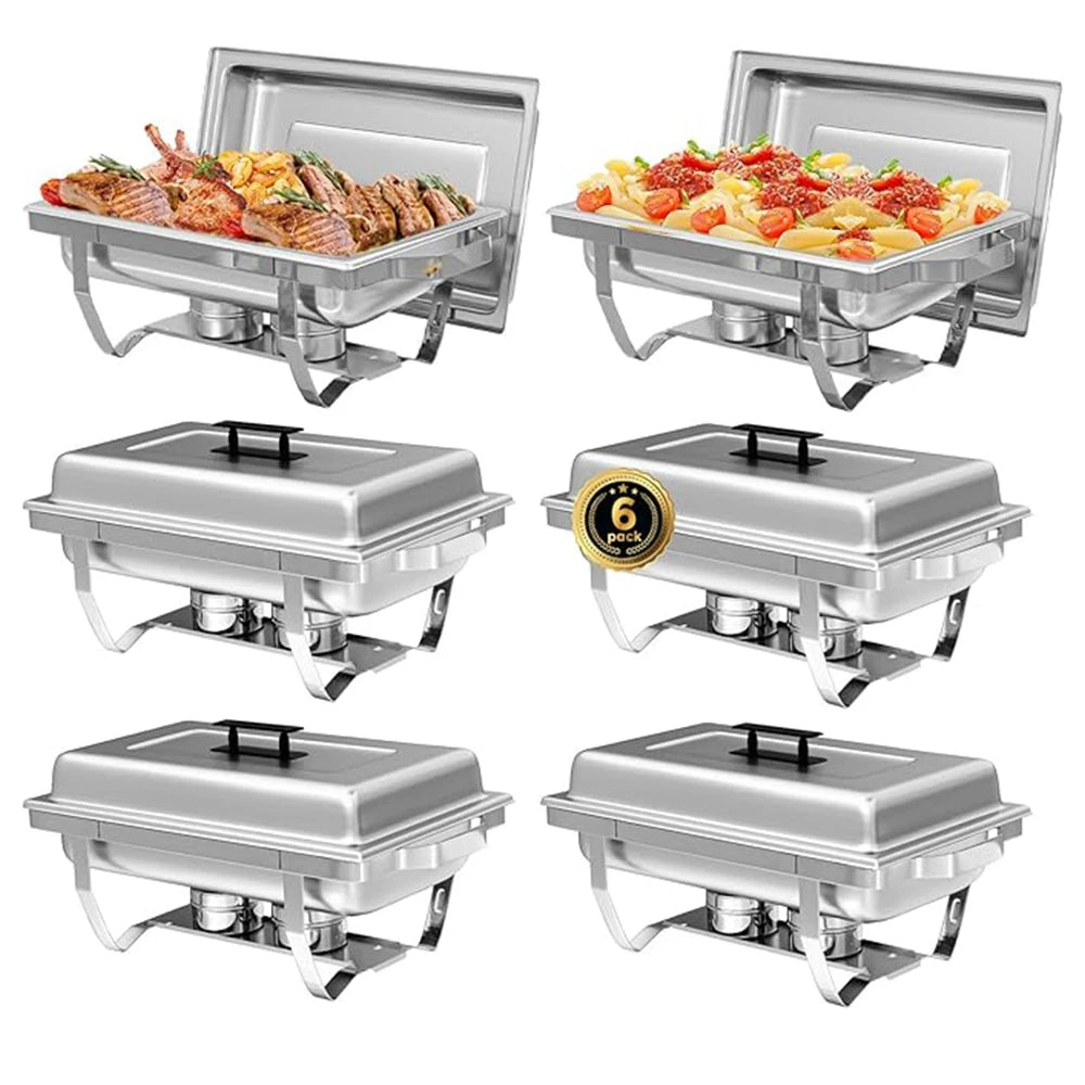 Chafing Dish Buffet Set 8QT Electric Stainless Steel  Warmer