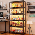 Display Cabinet with Acrylic Glass Doors 5-Tier Curio Cabinet