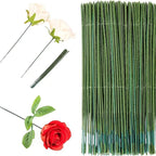 Green Flower Stem Stick Wire Stem Floriculture Tape Self-adhesive Bouquet Floral Stem Paper Tape