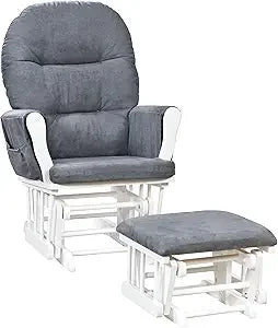 Nursery Rocking Chair with Ottoman