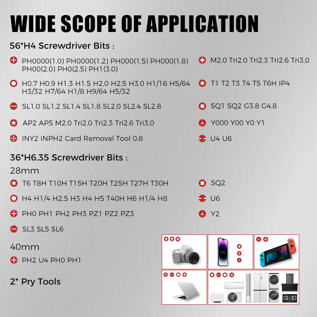 100in1 Multifunction Ratchet Screwdriver Set Multi Magnetic Bits Mini Repair Tool Kit Household Tool For PC & Desk Etc.